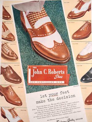 1948 Original Esquire Art Ads Johnnie Walker Whiskey John Roberts