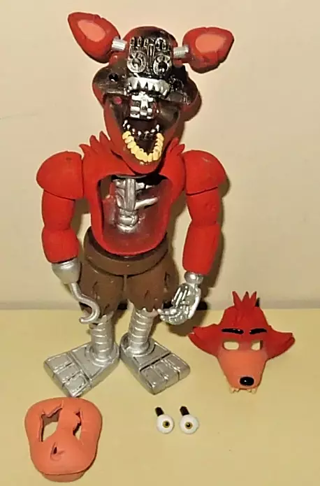 FNAF ANIMATRONIC TWISTED FOXY action figure size 8 Five Nights at Freddy's  ⚡⚡⚡⚡