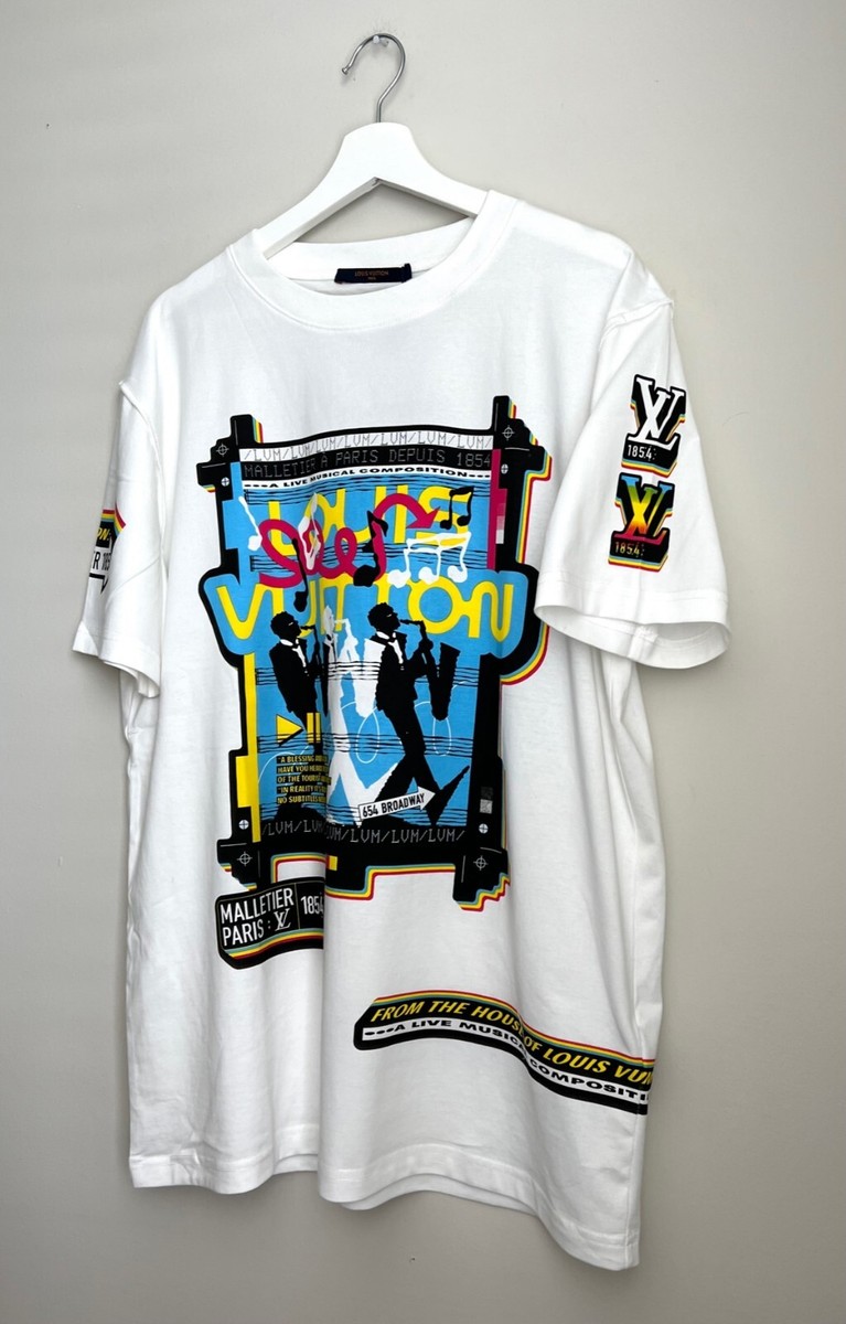 Louis Vuitton LV Jazz Flyers T Shirt – Tenisshop.la