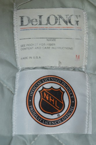VTG Toronto Maple Leafs NHL Licensed Full Zipper Snap Button DeLong Jacket Sz M - Picture 11 of 20