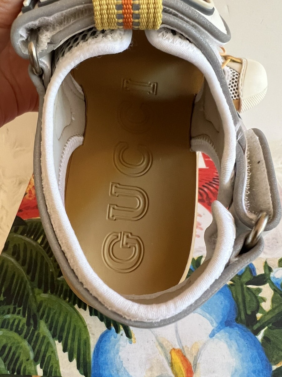 Gucci Sport Sandal White Tinsel Athletic Summer Shoes Loess Gucci Sport Sandal White Tinsel Athletic Summer Shoes Loess