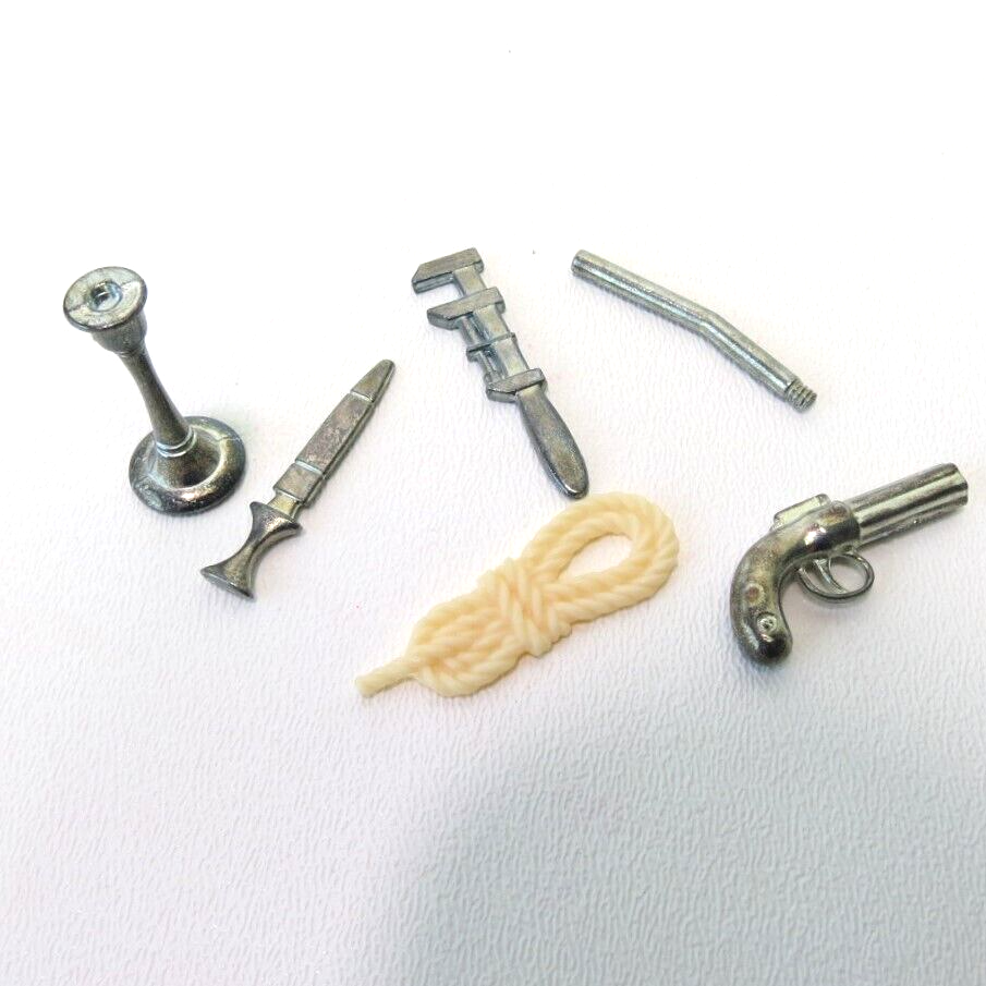 2002 Clue Game Replacement Parts 6 Weapons eBay