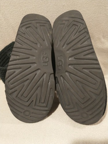 UGG Cardy II Wolle lässige Stiefel Kinder 6 passt Damen US7,5-8 #1017328K schwarz 170 $ - Bild 8 von 9