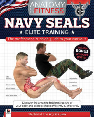 Anatomy of Fitness NAVY SEALS with Poster Fully Illustrated Hinkler Brand NEW