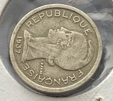 1937 France Public Telephone Token 3 Hour Strike Lucien Bazor Engraver PTT