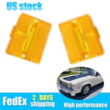 Pair2 Front Side Marker Light Lens Assembly Fits 73-77 Sprint El Camino Malibu