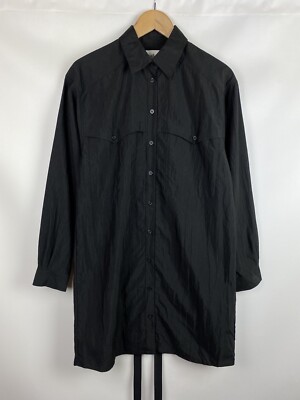 BA&SH Damen Langarm Hemdblusenkleid mit Gürtel Gr.US 2 /XS