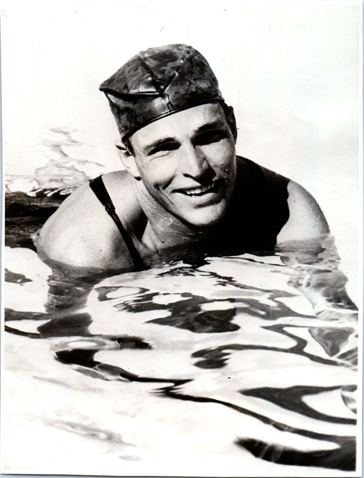 Buster Crabbe At 1932 Summer Olympics by Bettmann