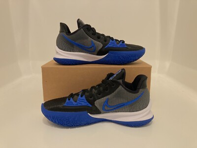Sz 8 Men/9.5 Women- Nike Kyrie Low 4 Black Blue Grey Basketball