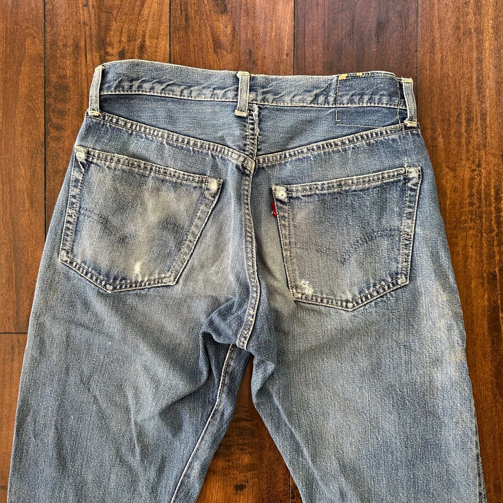 Levis 501 XX Big E True Vintage 50s Zipper Hidden Rivets Jeans