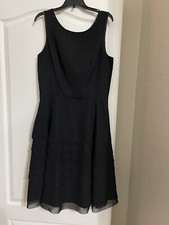 NEW White House Black Market Size 6 Little Black Dress Sleeveless MSRP $140
