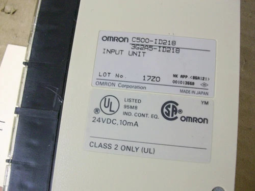 OMRON     C500-ID218   3G2A5-ID218   INPUT UNIT
