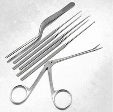 7 Pcs ENT Diagnostic Kit For Students Nasal Otology Surgical Inst German Grade