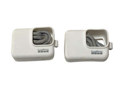 Protective Silicone Sleeve Case for GoPro White with Lanyard (2Pcs) 