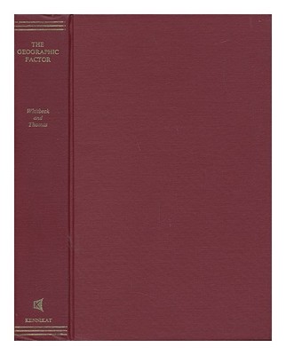 Geographic Factor Hardcover Reprint Buch 1970 Englisch Ray H. Whitbeck