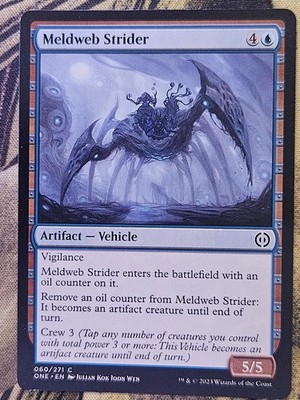 Meldweb Strider 60 Common Phyrexia: All Will Be One Magic: The Gathering LP