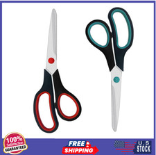Scissors, 2 Pack 7.5 inch Scissors for Office and Home, Scissor All Purpose f...