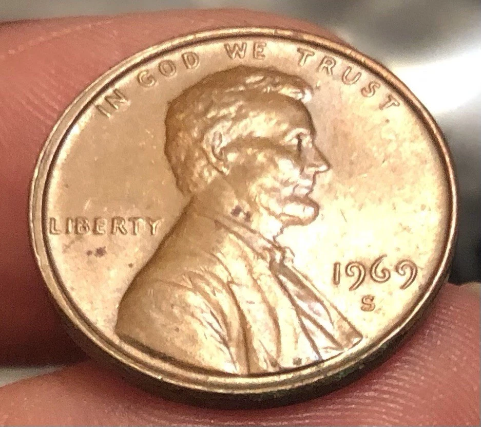 1969-S  Lincoln Penny Coin  💎  Errors Pristine Condition! Rare find! 🪙💎 - Image 3 of 4