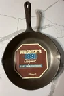 NOS Vintage Wagner's 1891 Original 10 1/2 Cast Iron Cookware Skillet USA