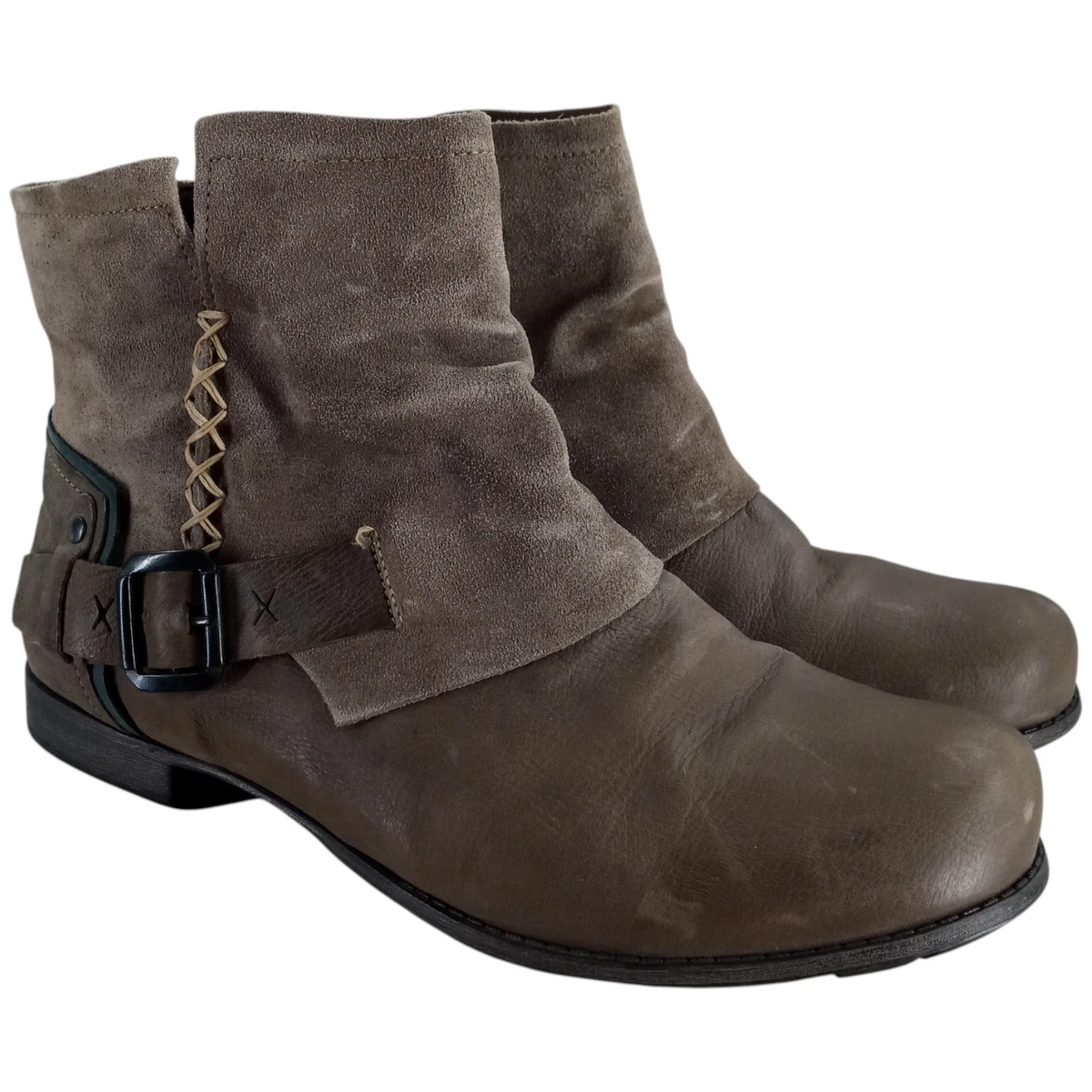GANT Frenny Damen Stiefeletten Gefütterte Chelsea Boots 23553123 G46 Dunkelbraun 8889967