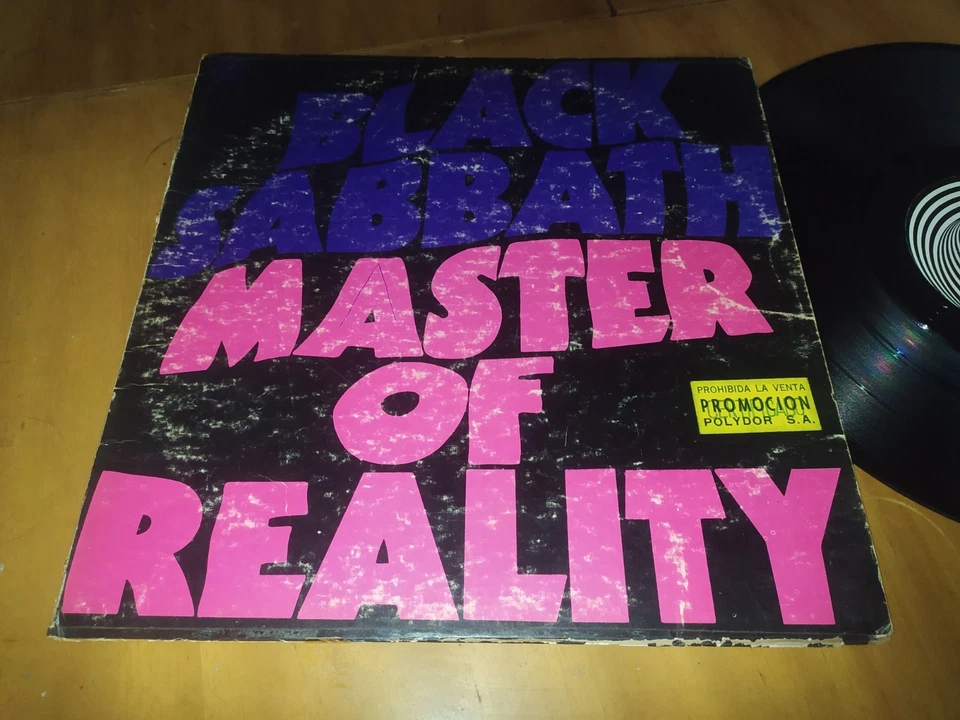 Black Sabbath Master Of Reality ULTRA RARE PROMO Vinyl Lp Venezuela Vertigo READ - Image 3 of 4