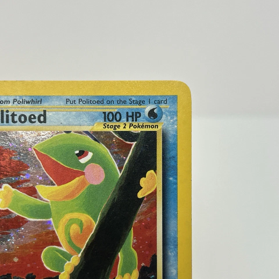Politoed 8/75 Unlimited Holo Rare WOTC Neo Discovery Pokemon MP - Image 4 of 4
