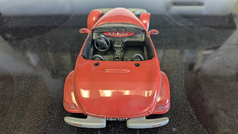 Anson Red Plymouth Prowler Mopar 1:18 Scale Diecast Car Hot Rod Street Rod - Image 3 of 4