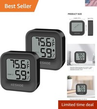 Digital Hygrometer Thermometer for Room Temperature Humidity Meter Indoor The...