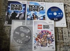 Set Of 5 Wii Rock Band Games Tested