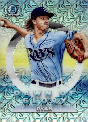 2020 Bowman Chrome #DG-8 Joe Ryan Dawn of Glory Mojo Refractor