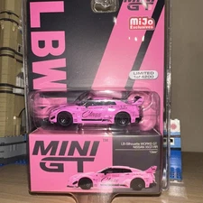 Mini GT LB-Silhouette Works GT Nissan GT-R 35GT-RR Class #281 Pink