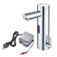 Aquaterior Bathroom Touchless Faucet for Bathroom Sink Basin Chrome AQT0077