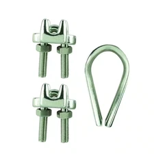 3/16 In. Stainless Steel Clamp Set (3-Pack)