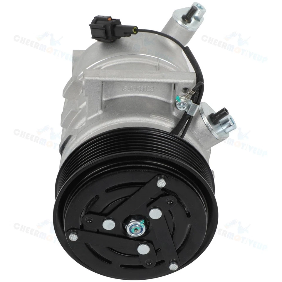 Compresor de aire acondicionado compatible con Nissan Frontier 2005-2019 2009-2012 Suzuki Equator 4,0 L Foto 2 de 4