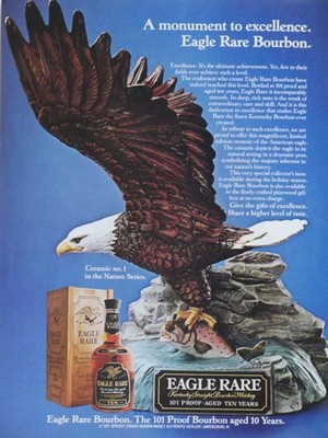 Eagle Rare Vintage Rare Kentucky Straight Bourbon Whiskey Original Print Ad