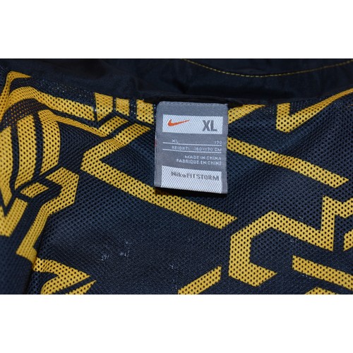 Nike Athletic Jacket Boys Size XL Gold Yellow Black Polyester Full Zip - Picture 7 of 8