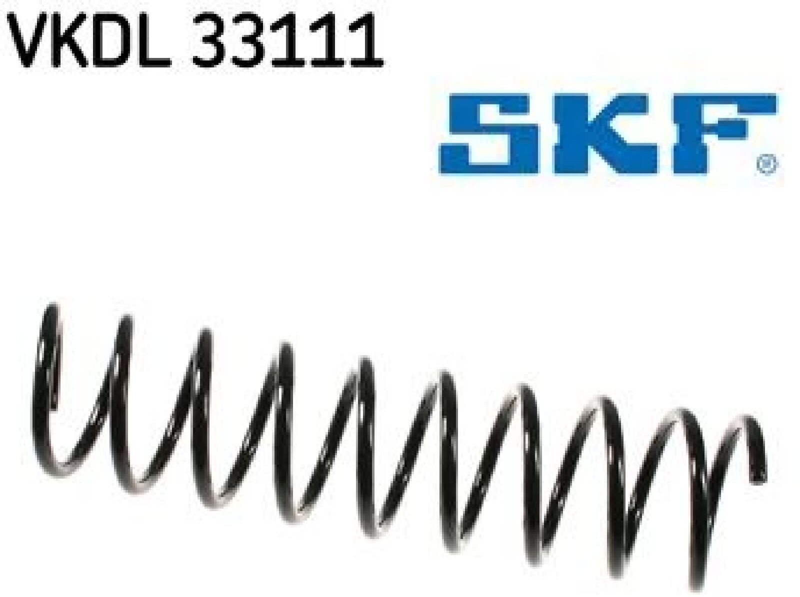 Skf Grau/Orange Feder Hinten Renault Twingo 1 - Bild 2
