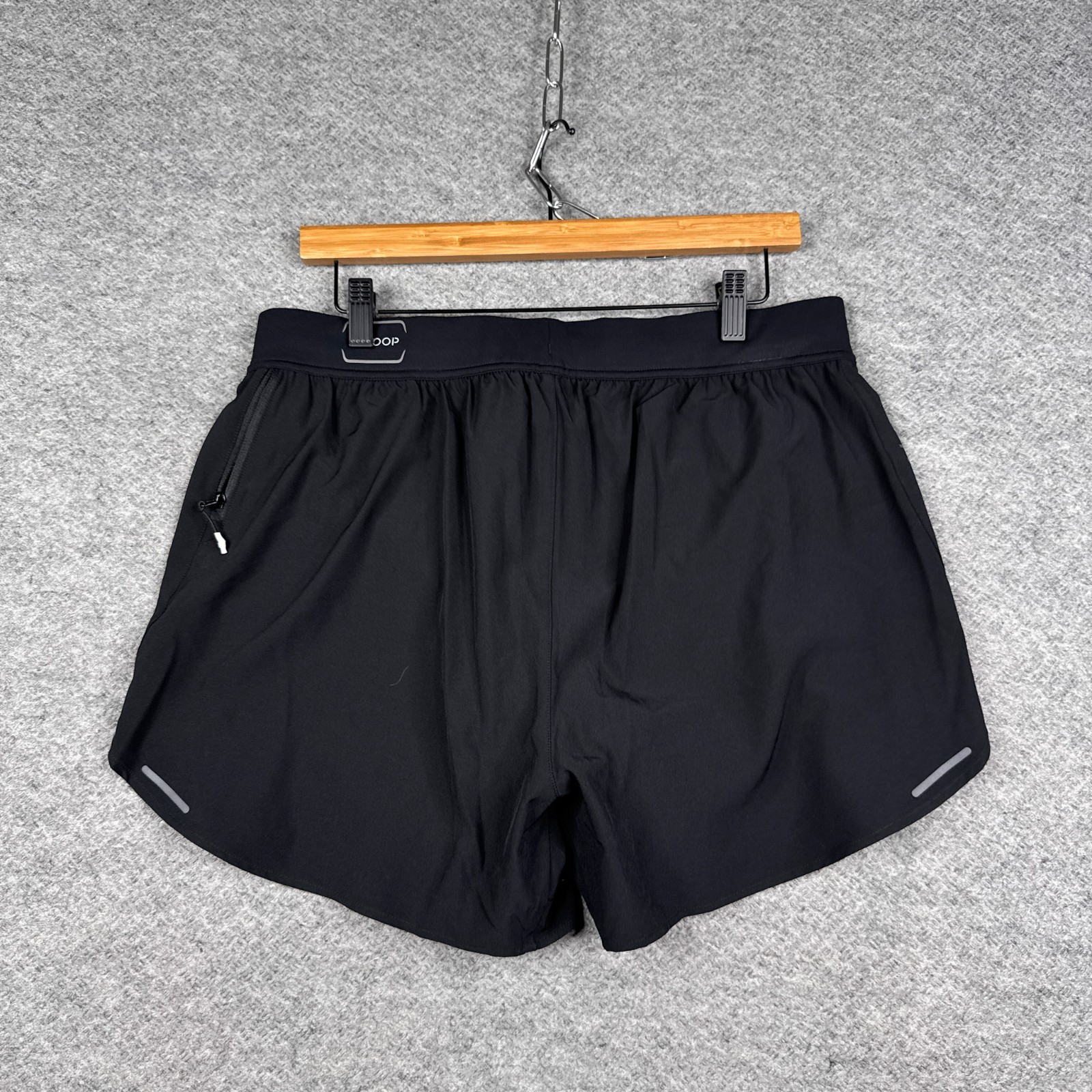 Whoop Any-Wear Performance Shorts Mens Large Black 4.0 Pocket Lined 4"