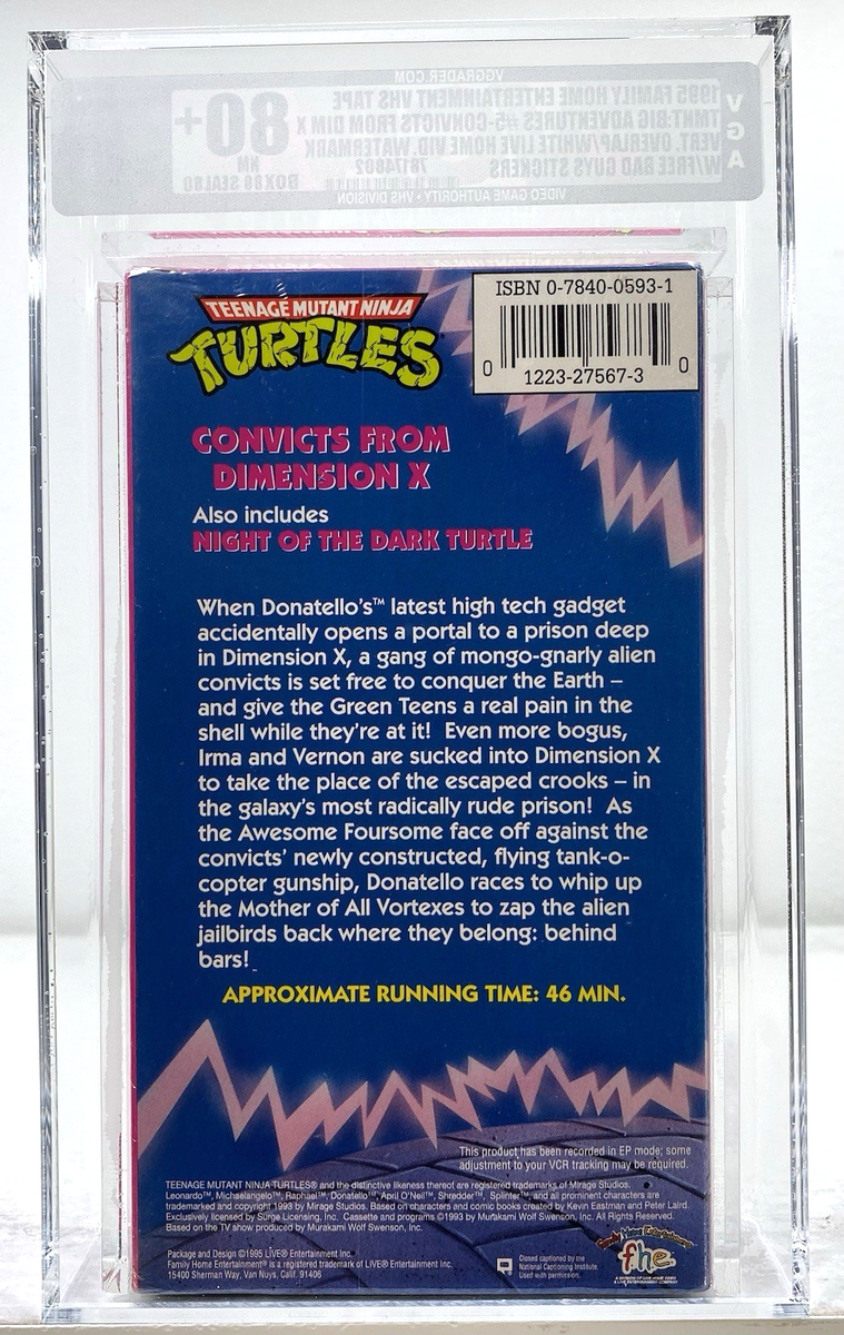 Teenage Mutant Ninja Turtles - Convicts From Dimension X (VHS