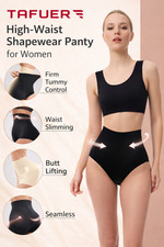 Women's High Waist Seamless Tummy Control Shapewear Women's Body Shaper Compress