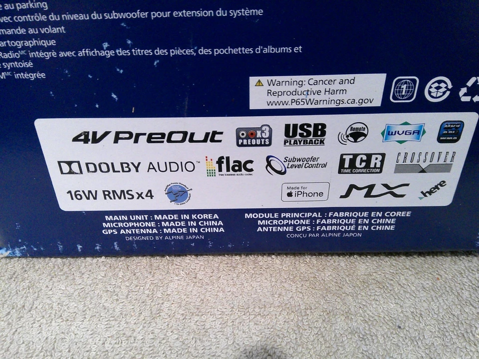 New Alpine INE-W970HD Navigation CD DVD Apple CarPlay Android Auto HD Radio - Image 4 of 4