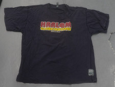 VINTAGE HARLEM GLOBETROTTERS PLATINUM FUBU T-SHIRT NAVY SIZE 2XL