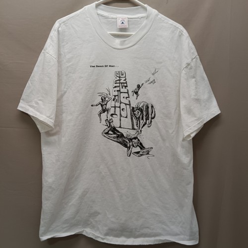 Creative Loafing Vintage Y2K T Shirt size XL Men's Dawn of Man Delta Tag White