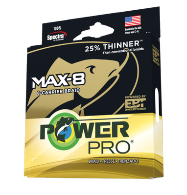 #ad #ad PowerPro MAX 8 Braided Fishing Line White 100lb 500yd 455m 33801000500W $169.99