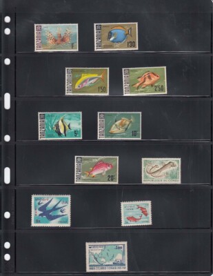 Lighthouse Vario Stamps Pages 6 Rows 6S Pack of 5 Black Sheets Free US Shipping