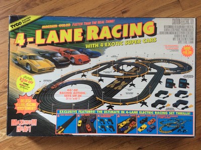 tyco 4 lane racing set