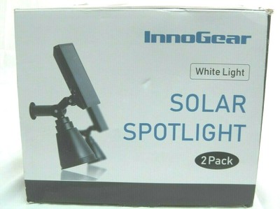 InnoGear Upgraded LED Solar Landscape Spotlights 2-in-1 Wireless 2-Pack, NEW