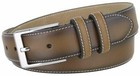 Vermont Men's Jean Casual Leather Brown Belt 1 1/4" Wide