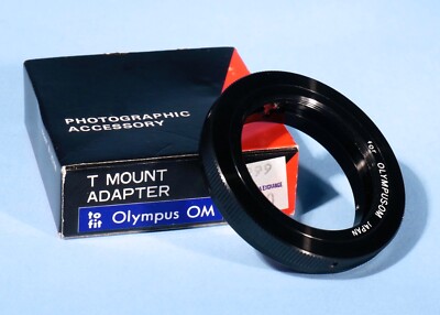 T-Mount Adapterring * passend für Olympus OM SLR-Kameras * neuwertig & originalverpackt