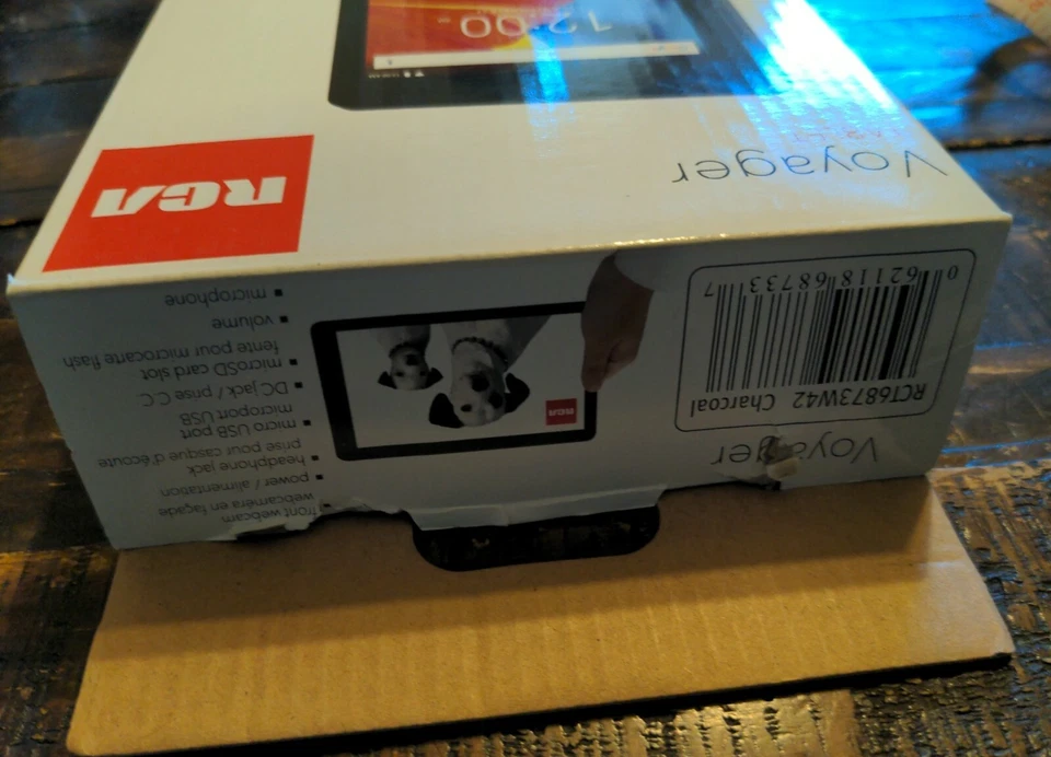 RCA 7" Tablet 16GB Memory Storage Android 8.1 OS Quad Core Charcoal *Unsealed* - Image 3 of 4